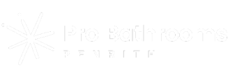 Pro Bathroom Renovations Penrith, NSW Logo Light 512x175